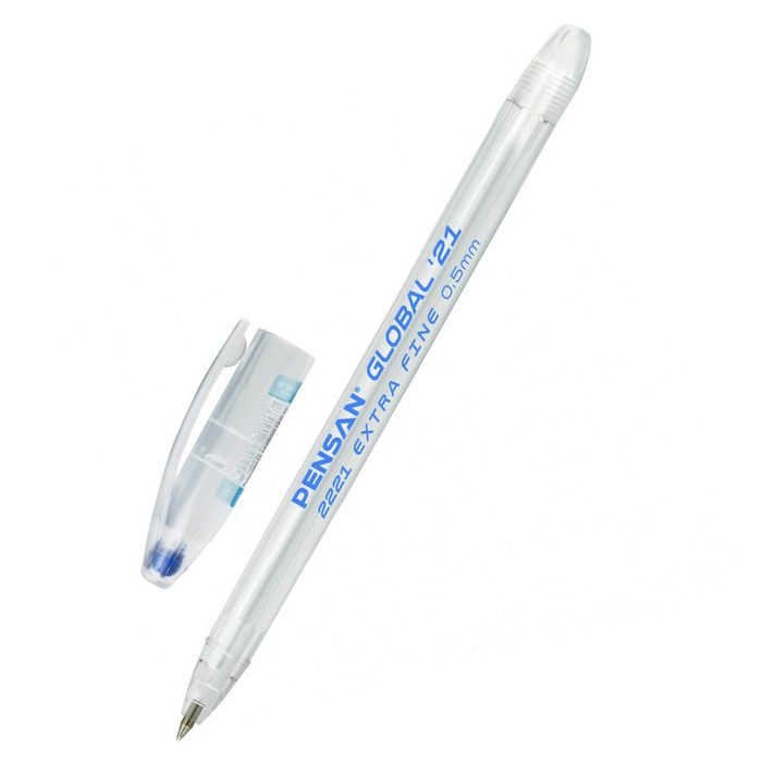 PENSAN - 2221/12 - Global 21- BLUE - კალამი ბურთულიანი 0.7mm pg-81595color ლურჯი PENSAN - 2221/12 - Global 21- BLUE - კალამი ბურთულიანი 0.7mm pg-81595color ლურჯი