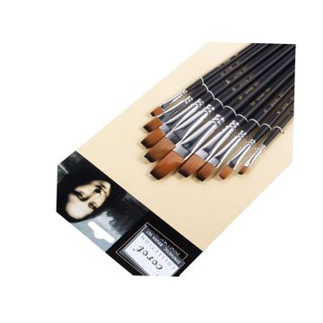 Corot - 65 - Artist Brushes Set - ფუნჯების ნაკრები 9 ცალიანი pg-80654color შავი 