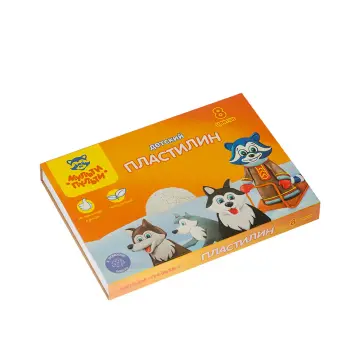 პლასტელინი 8 ფერიანი PL-10233-8 pg-83296color მრავალფერიანი 