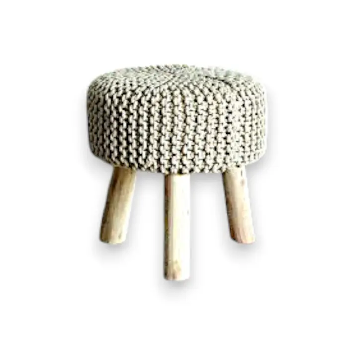 Modern Cute Stools - 9304-63 - სამფეხა დაბალი სკამი, 32x17/43 სმ pg-85844color ბეჟი 