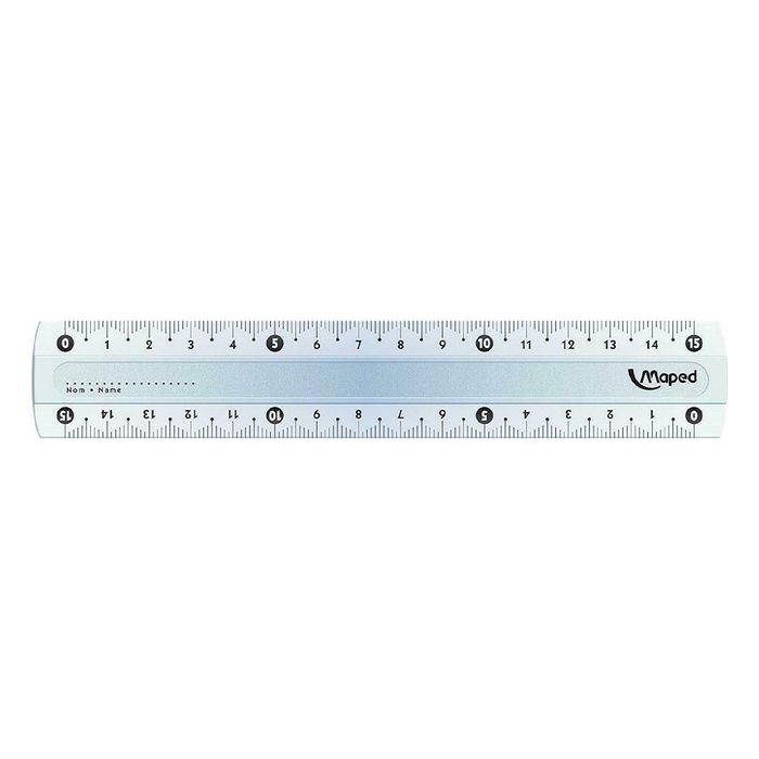 Maped - 146507 - Essentials - სახაზავი 15სმ pg-04053color გამჭივალე 
