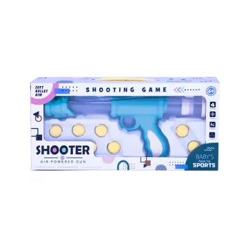SHOOTER - Air Powered Gun - 971-2 - სათამაშო თოფი რბილი ტყვიებით pg-85274color ლურჯი 
