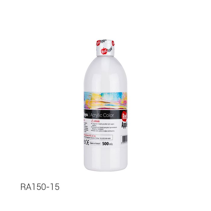 RA150-15 Red Apple აკრილი 500 მლ (თეთრი) pg-83425 RA150-15 Red Apple აკრილი 500 მლ (თეთრი) pg-83425