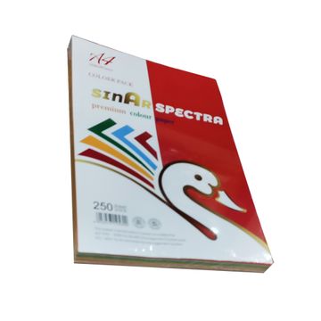 ა4, 250 ფურც ფერადი ქაღალდი spe-250 pg-82255color მრავალფერიანი 