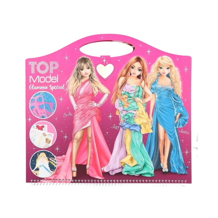 Depesche - gas-TS-2 -  Coloring Book Top Models - გასაფერადებელი - მოდური ჩვენება pg-85903 