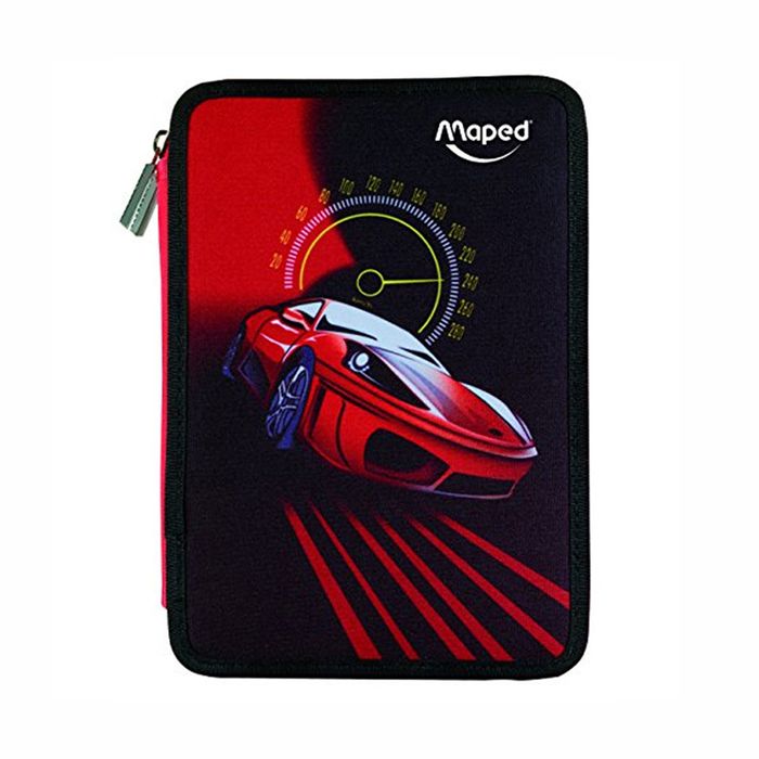Maped - 967430 -  პენალი სრული ნაკრებით - 34 ელემენტი pg-81920color წითელი 