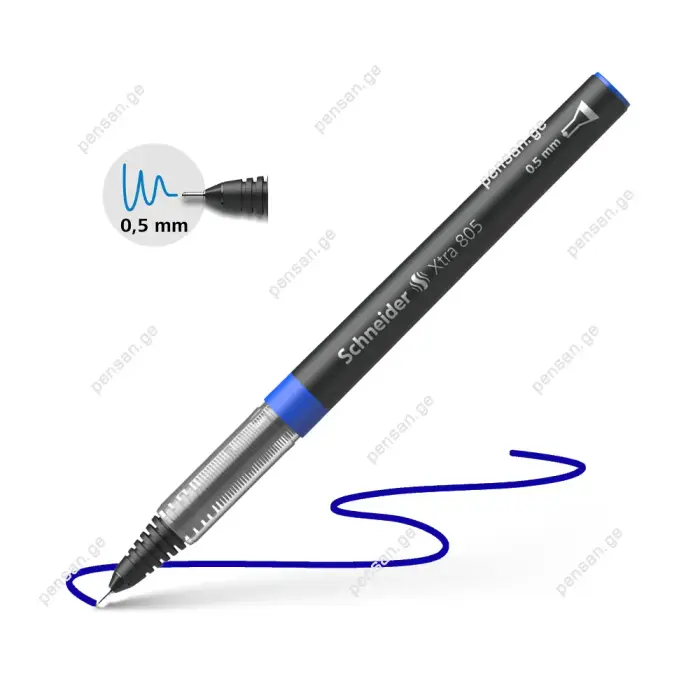 Schneider Xtra 805 - კალამი - ლურჯი - 0.5 mm pg-83182 Schneider Xtra 805 - კალამი - ლურჯი - 0.5 mm pg-83182