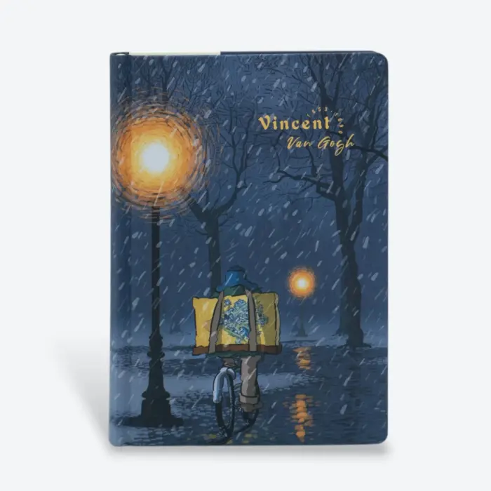 Notebook - 2414 - A5 - Van Gogh - ბლოკნოტი - ილუსტრირებული 128 ფურცელი 133x194 pg-85446 