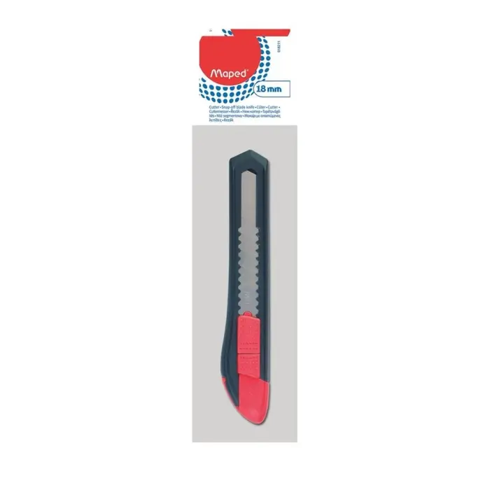 Maped - 018211 - Cutter - საკანცელარიო დანა 18მმ pg-04386color შავი 