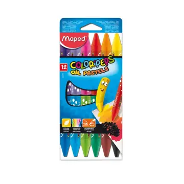 Maped - 864010 - Color'Peps Oil Pastels - ზეთოვანი პასტელების ნაკრები - 12 ფერი pg-05182 