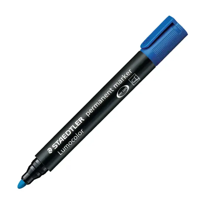 Staedtler - 352-03 - Lumocolor permanent marker blue - მარკერი პერმანენტული - ლურჯი pg-85092color ლურჯი Staedtler - 352-03 - Lumocolor permanent marker blue - მარკერი პერმანენტული - ლურჯი pg-85092color ლურჯი