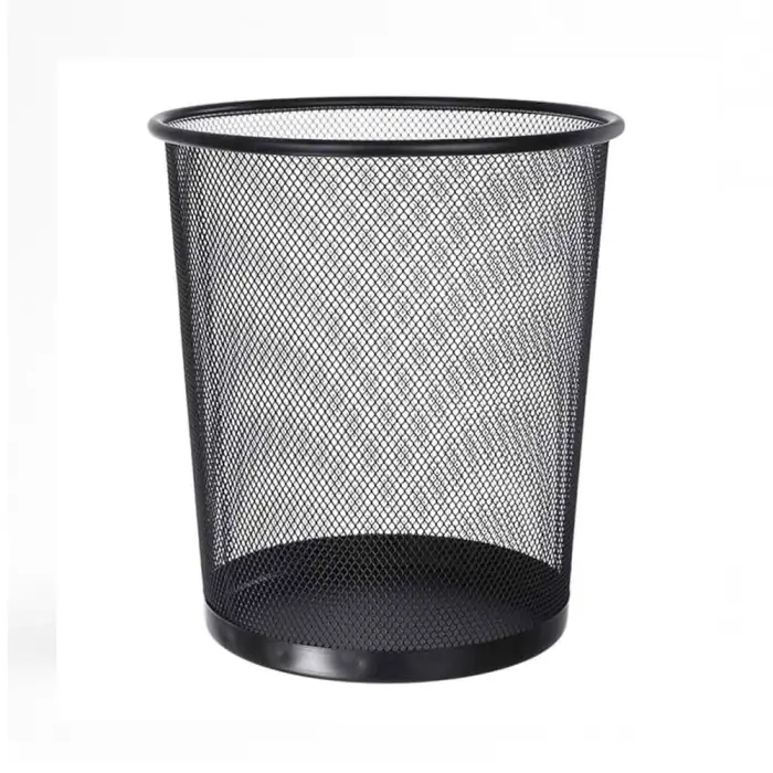 Office Mash Trash - 5002 - Metal Desk Trash -  საოფიცე ურნა მეტალის - დიდი pg-83754color შავი 