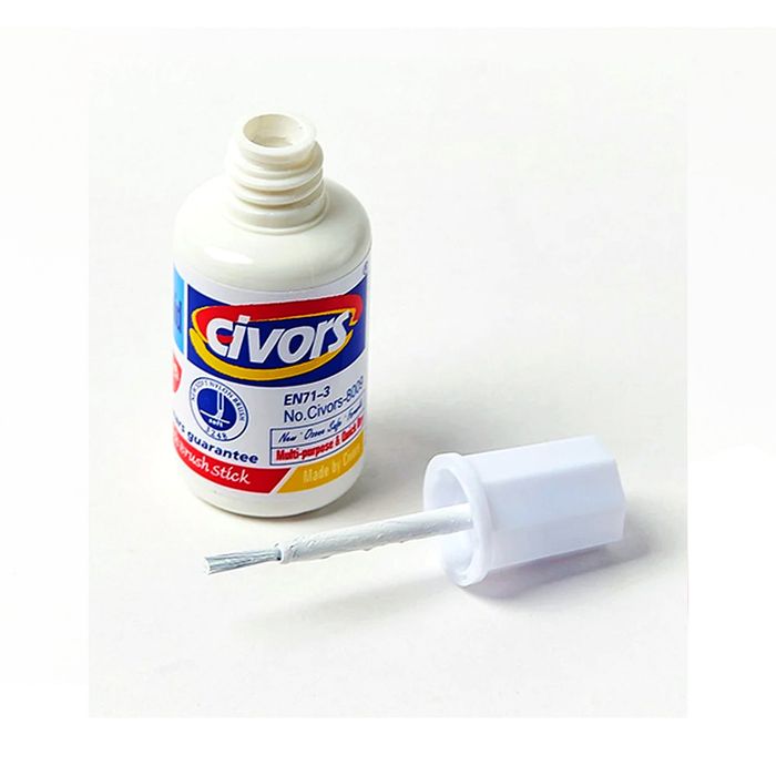 CIVORS - CVS-8009-12 - Corrector - კორექტორი ფუნჯით pg-82057color თეთრი CIVORS - CVS-8009-12 - Corrector - კორექტორი ფუნჯით pg-82057color თეთრი