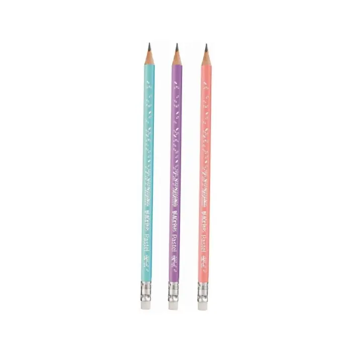 Maped  - 851769 - BlackPeps Pastel - გრაფიტის შავი ფანქარი-HB საშლელით pg-85133color შავი 