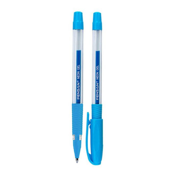 PENSAN - 2290 - Neon Gel Pen - SKY BLUE - კალამი გელიანი - ცისფერი - 0,7mm pg-81617color ლურჯი PENSAN - 2290 - Neon Gel Pen - SKY BLUE - კალამი გელიანი - ცისფერი - 0,7mm pg-81617color ლურჯი