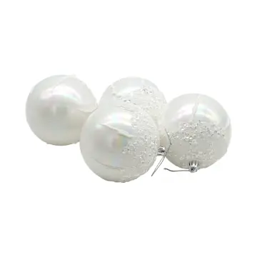 Christmas Tree Decoration - XOX-LR1004X-01 - ნაძვისხის სათამაშო ბურთები pg-85036color თეთრი 