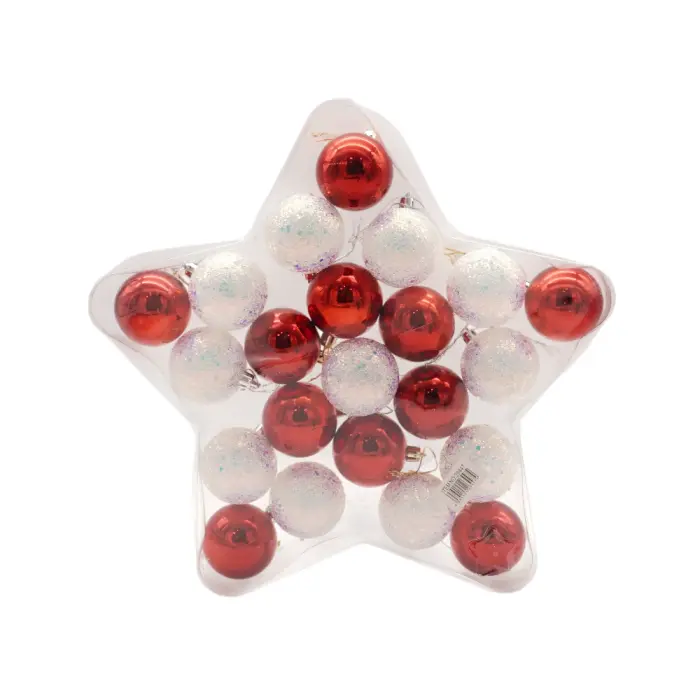 Christmas Tree Decoration - XOX-26447 - 5cm - ნაძვისხის მოსართავი ბურთები pg-16327 