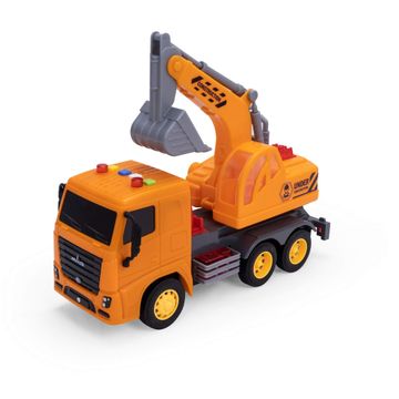Polesie - 96265 - CITY -2 Excavator - სათამაშო სატვირთო მანქანა - ექსკავატორი pg-81400color ყვითელი 