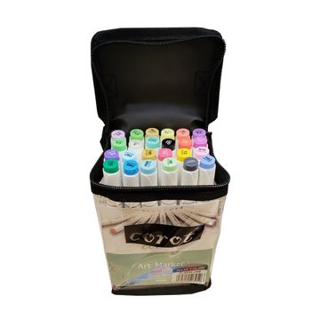 ხატვის მარკერი 24 ფერიანი kl-8606-24b pg-82016 