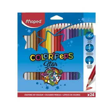 Maped -183224 - Color'Peps Star - ფერადი ფანქარი 24 ფერი pg-81854color მრავალფერიანი 