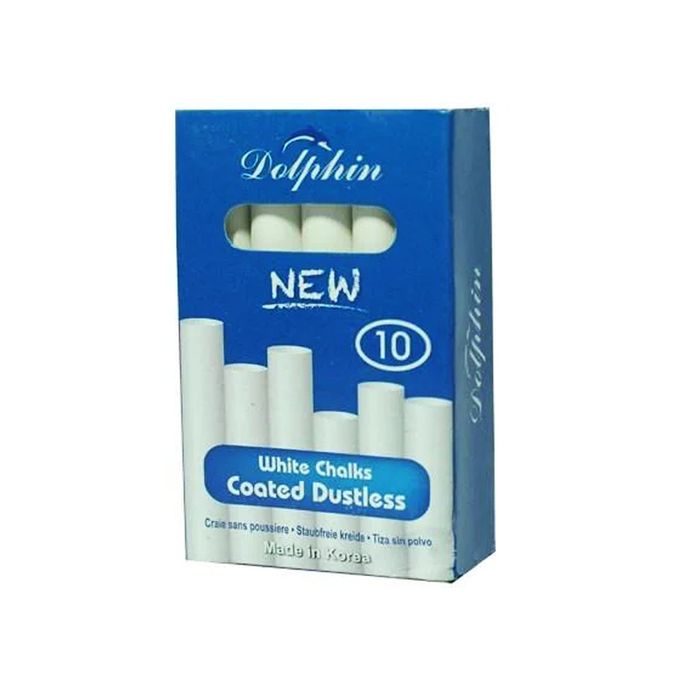 ცარცი თეთრი (10 ც. შეკვრ.) დო-3500 pg-05143color თეთრი 