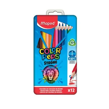 Maped- 862714 - Color'Peps Strong - ფერადი ფანქარი 12 ფერი pg-81890color მრავალფერიანი 