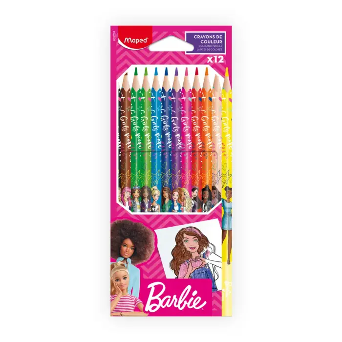 Maped - 862207 - Barbie - ფანქრების ნაკრები 12 ფერი pg-83810 