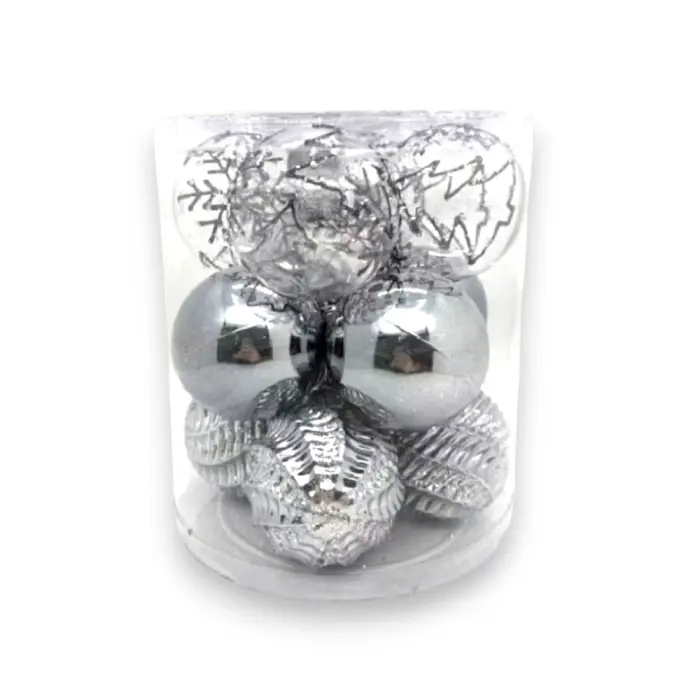 Christmas Tree Decoration  - XOX-26254 - Ball (8cm) - ნაძვისხის სათამაშო ბურთები pg-16324 