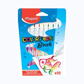 Maped - 848010 - Color'Peps - ფლომასტერი 10 ფერი pg-79957color მრავალფერიანი 