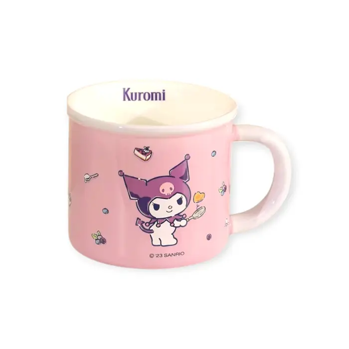 Ceramic Mug - 8502-1 - Kuromi - კერამიკული ჭიქა - კურომი pg-85765color ვარდისფერი 