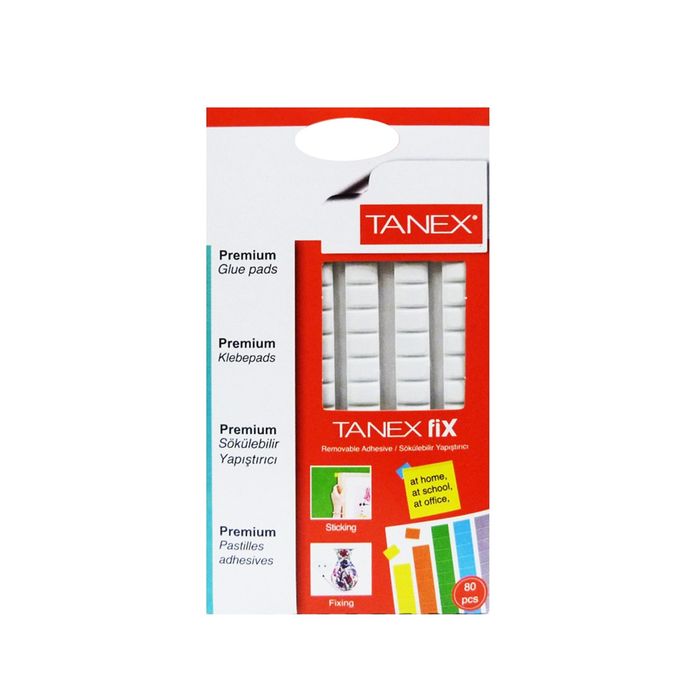 TANEX T-FIX -WHITE წებოვანი მისაკრავი კუბიკები თეთრი 50 გ pg-81519color თეთრი 