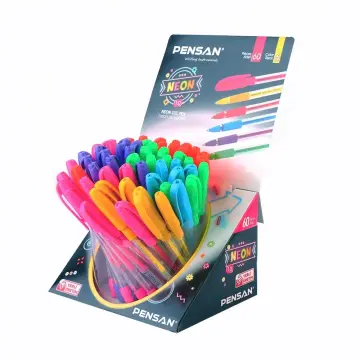PENSAN - 2290 - Neon Gel Pen - კალამი გელიანი - 6 ფერი - 0,7mm pg-81624 