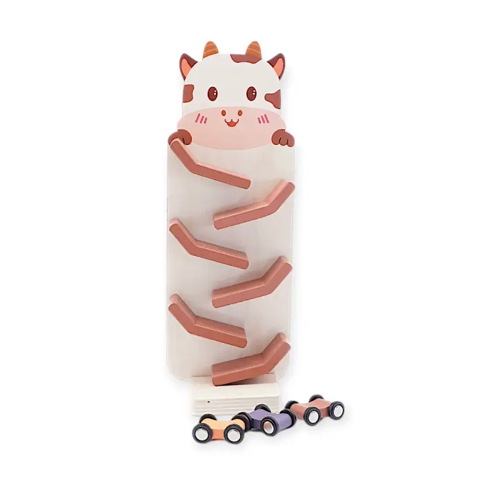 ViVi Wood Toy - D9143-12 - Slippery Cars - ხის მანქანების სასრიალო ტრასა pg-85578 